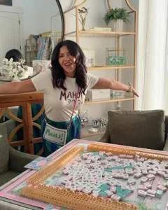 Comment HOUSE to get the link to shop Moni’s Mahj room straight to your DMs